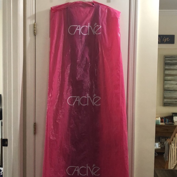 Cache Long Black Halter Evening Gown - Picture 4 of 4